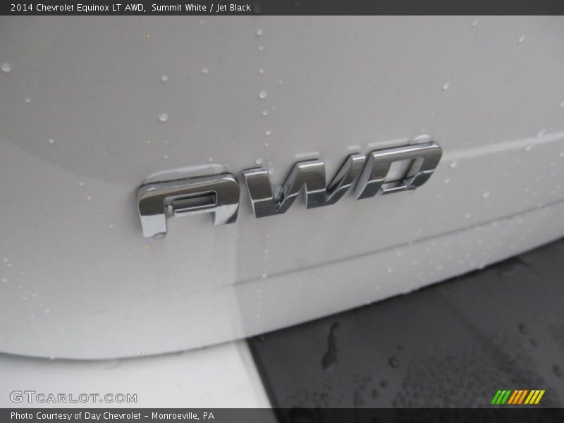 Summit White / Jet Black 2014 Chevrolet Equinox LT AWD