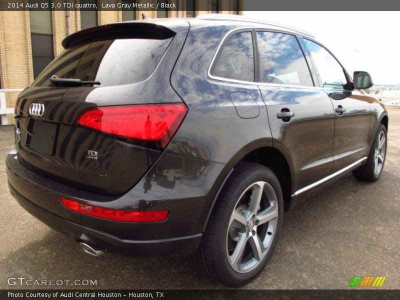 Lava Gray Metallic / Black 2014 Audi Q5 3.0 TDI quattro