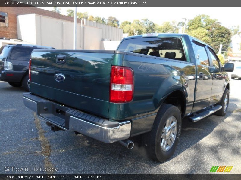 Forest Green Metallic / Medium/Dark Flint 2008 Ford F150 XLT SuperCrew 4x4