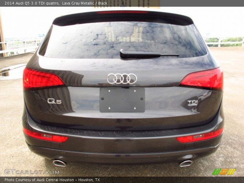 Lava Gray Metallic / Black 2014 Audi Q5 3.0 TDI quattro