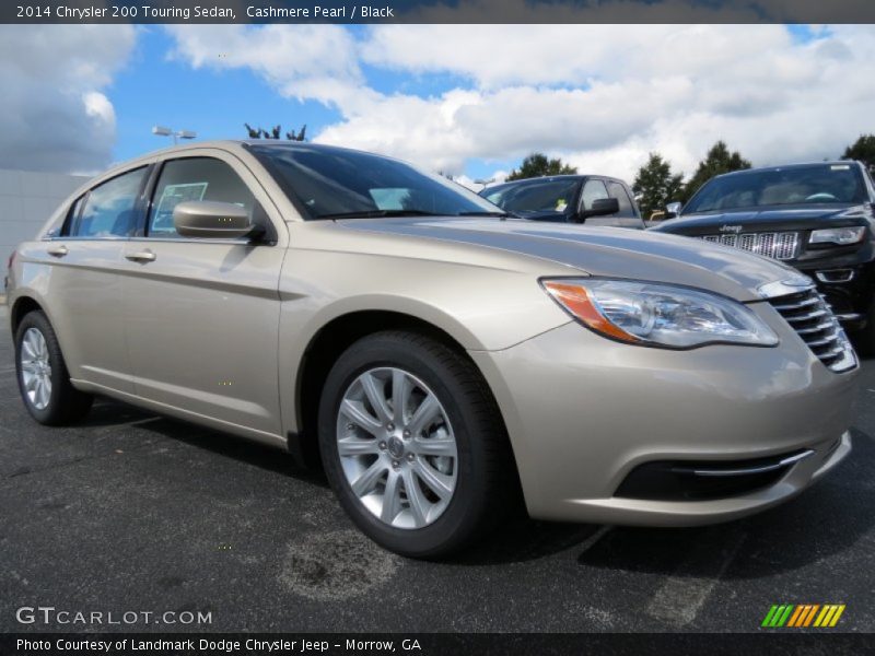 Cashmere Pearl / Black 2014 Chrysler 200 Touring Sedan