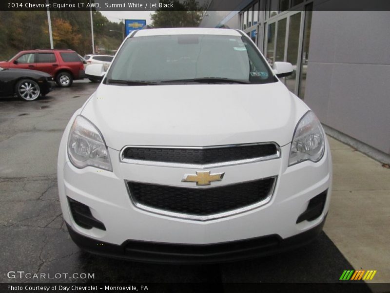 Summit White / Jet Black 2014 Chevrolet Equinox LT AWD