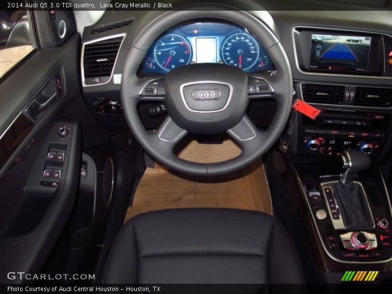 Lava Gray Metallic / Black 2014 Audi Q5 3.0 TDI quattro