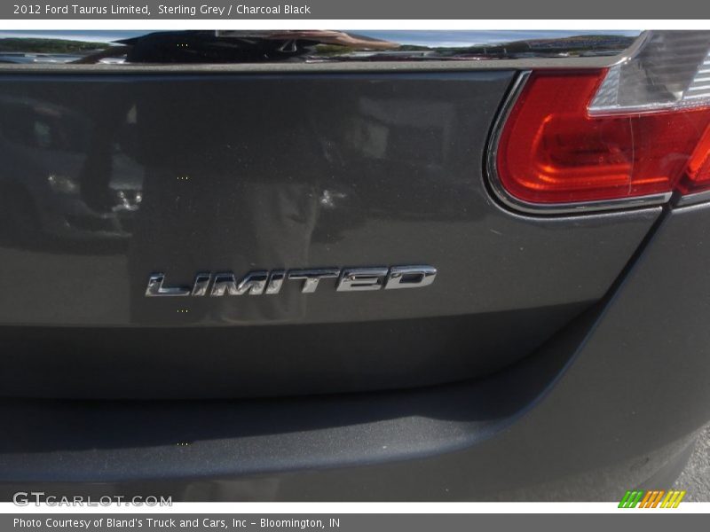 Sterling Grey / Charcoal Black 2012 Ford Taurus Limited