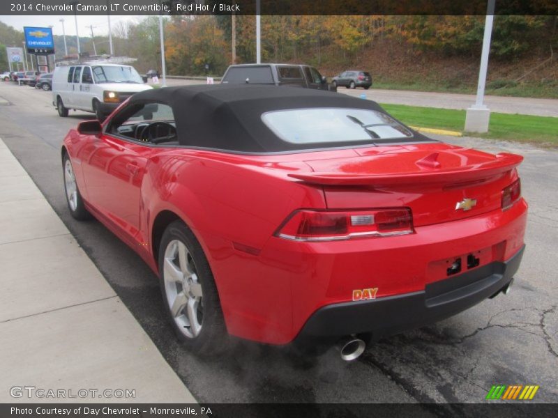 Red Hot / Black 2014 Chevrolet Camaro LT Convertible