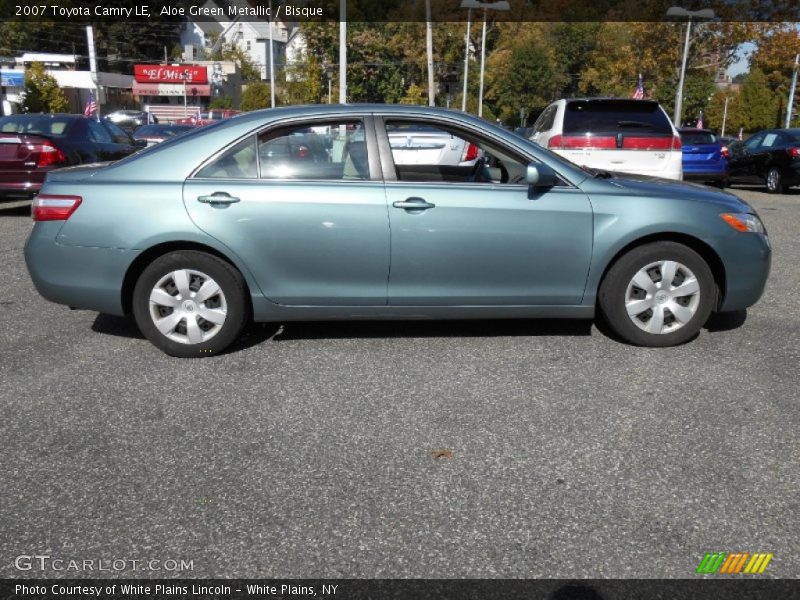 Aloe Green Metallic / Bisque 2007 Toyota Camry LE