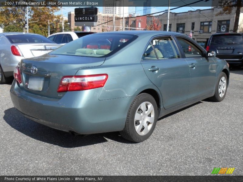 Aloe Green Metallic / Bisque 2007 Toyota Camry LE