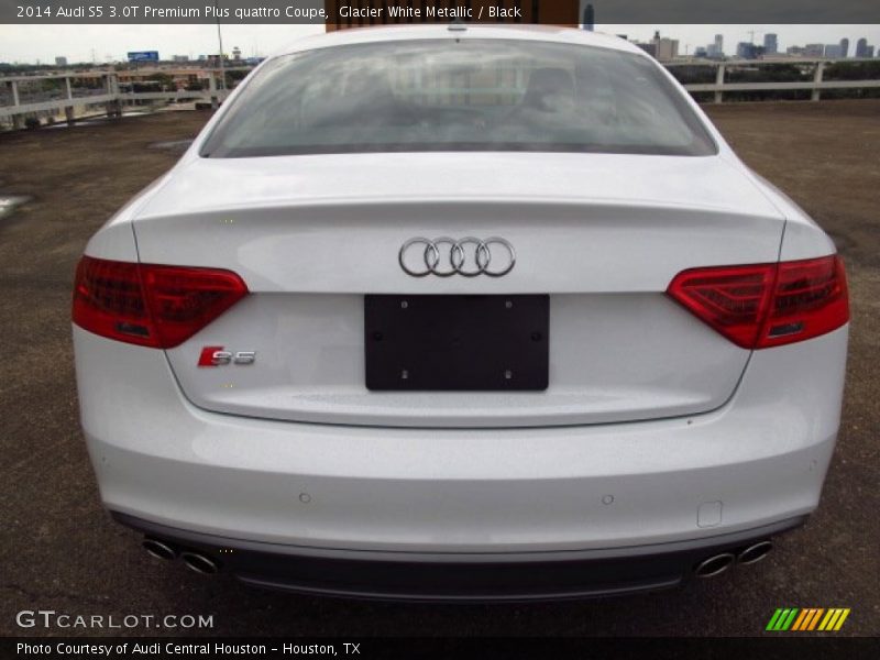 Glacier White Metallic / Black 2014 Audi S5 3.0T Premium Plus quattro Coupe