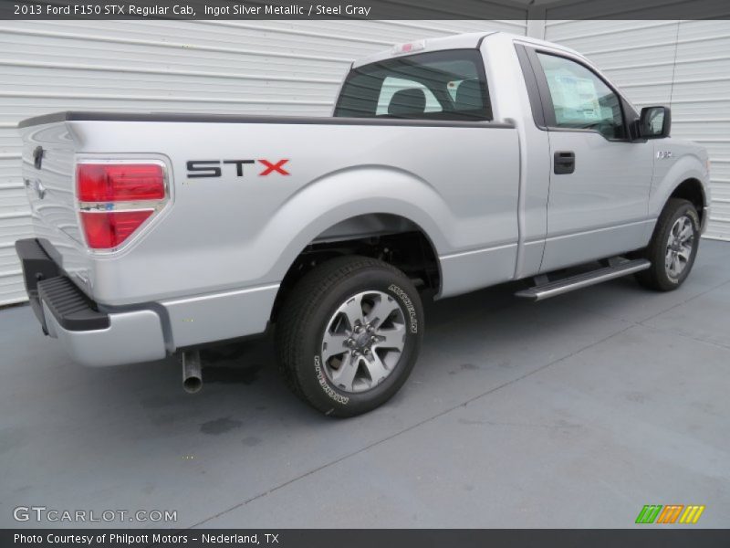 Ingot Silver Metallic / Steel Gray 2013 Ford F150 STX Regular Cab