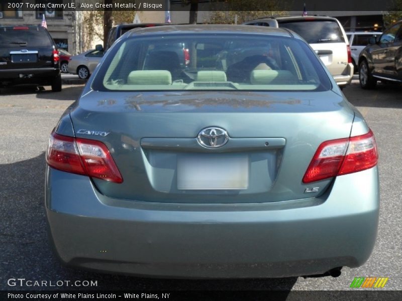 Aloe Green Metallic / Bisque 2007 Toyota Camry LE