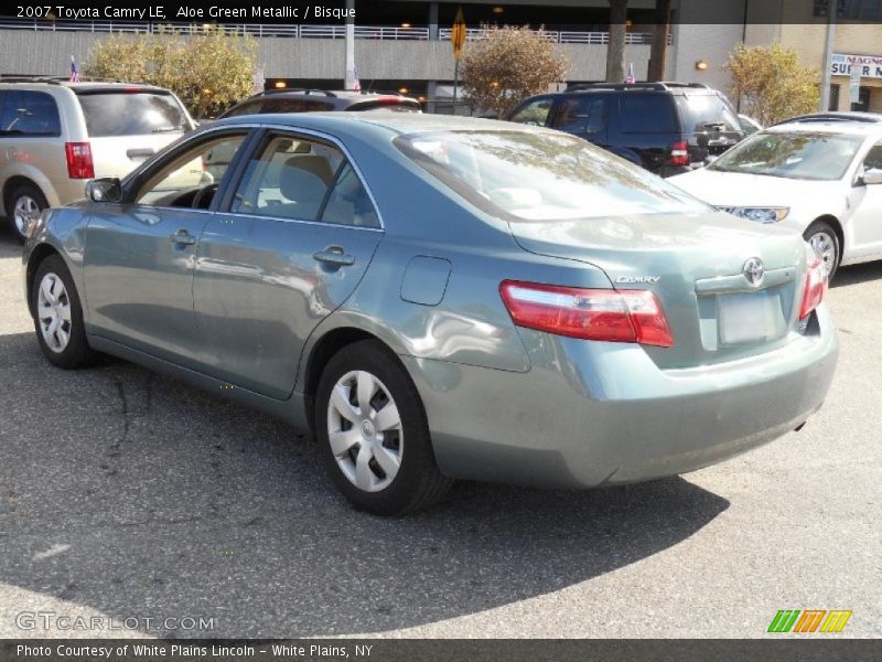 Aloe Green Metallic / Bisque 2007 Toyota Camry LE