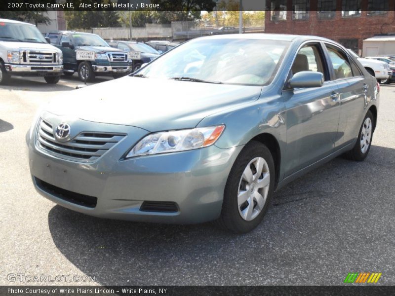 Aloe Green Metallic / Bisque 2007 Toyota Camry LE