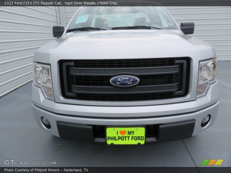 Ingot Silver Metallic / Steel Gray 2013 Ford F150 STX Regular Cab