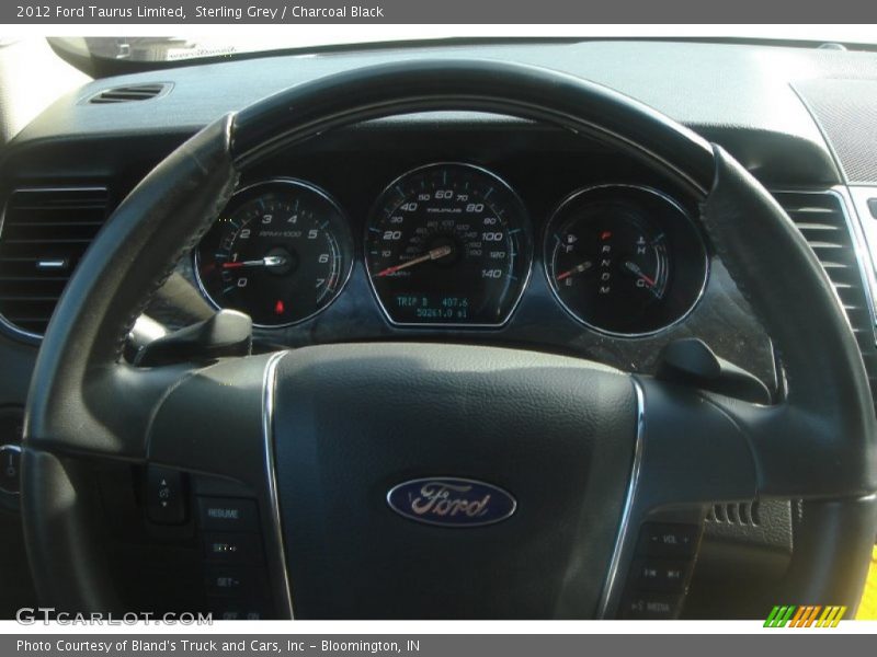 Sterling Grey / Charcoal Black 2012 Ford Taurus Limited