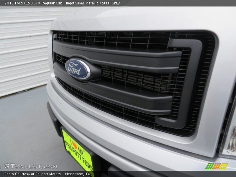 Ingot Silver Metallic / Steel Gray 2013 Ford F150 STX Regular Cab