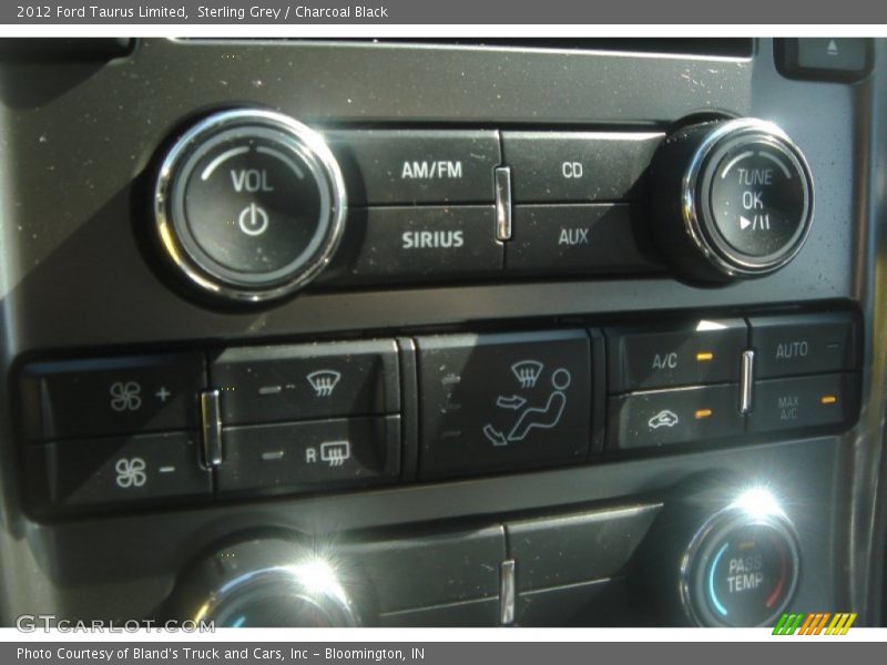 Sterling Grey / Charcoal Black 2012 Ford Taurus Limited