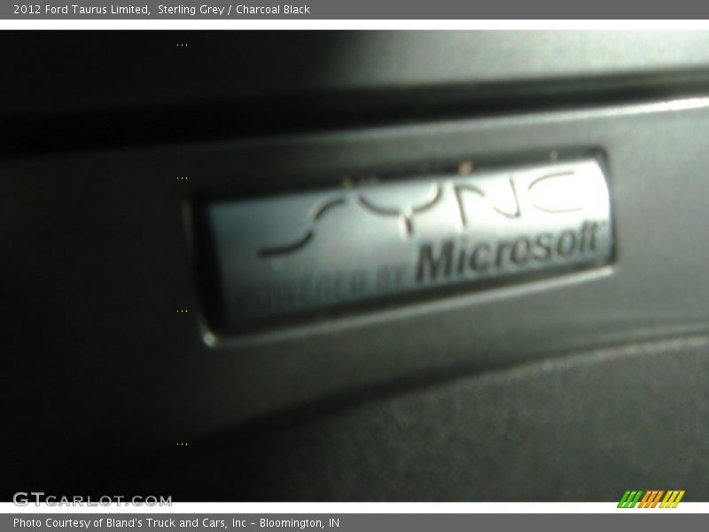 Sterling Grey / Charcoal Black 2012 Ford Taurus Limited