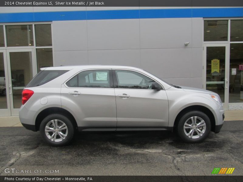 Silver Ice Metallic / Jet Black 2014 Chevrolet Equinox LS