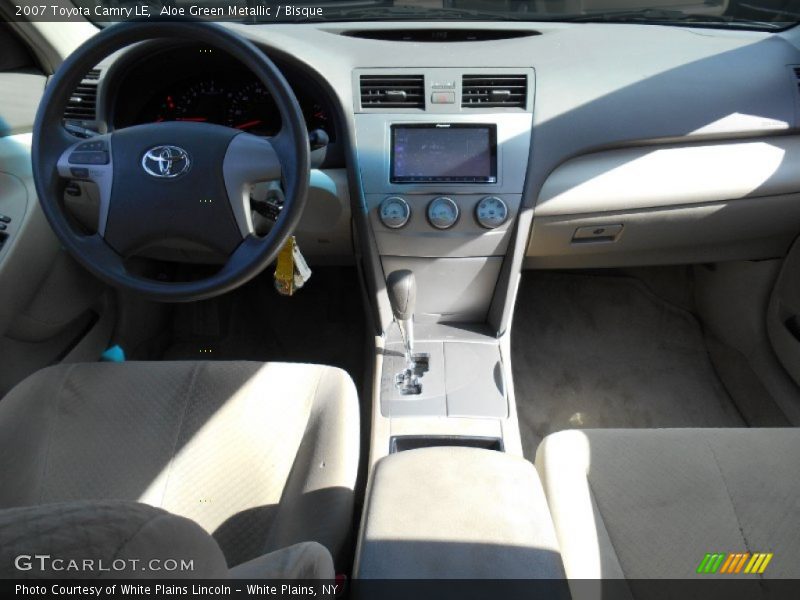 Aloe Green Metallic / Bisque 2007 Toyota Camry LE
