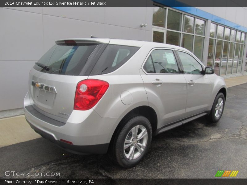 Silver Ice Metallic / Jet Black 2014 Chevrolet Equinox LS