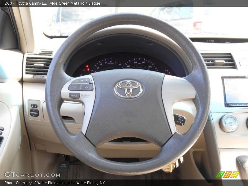 Aloe Green Metallic / Bisque 2007 Toyota Camry LE