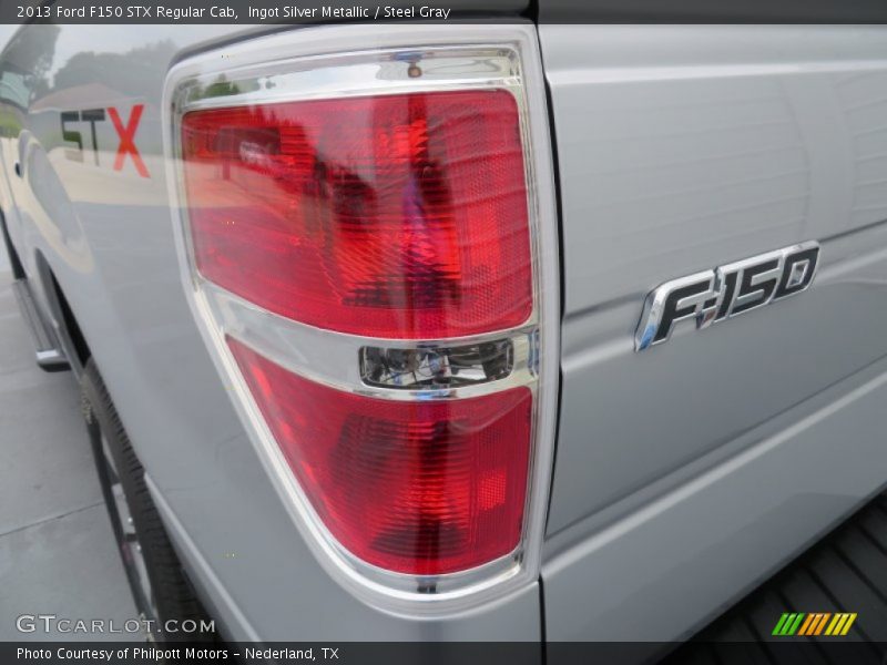 Ingot Silver Metallic / Steel Gray 2013 Ford F150 STX Regular Cab