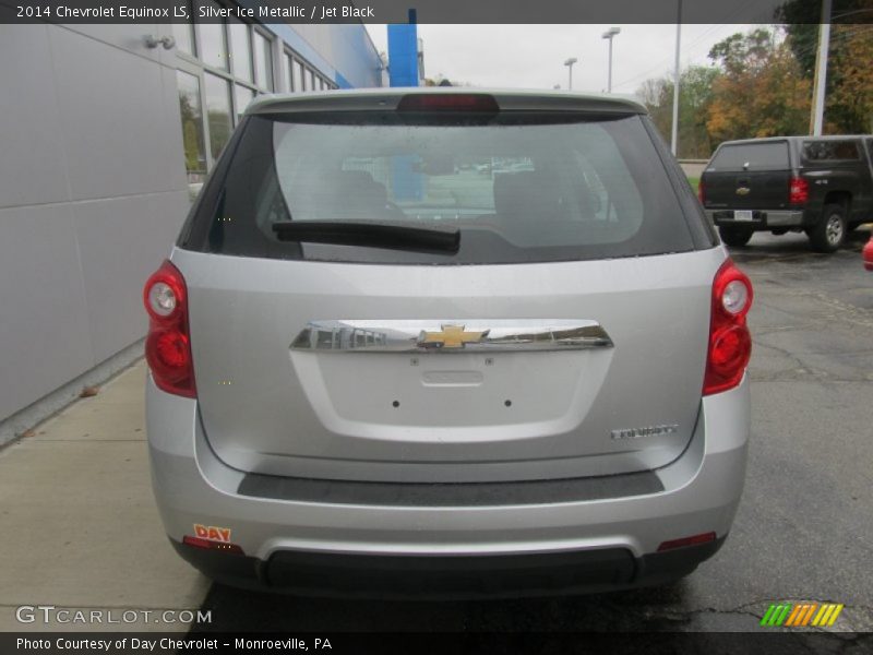 Silver Ice Metallic / Jet Black 2014 Chevrolet Equinox LS