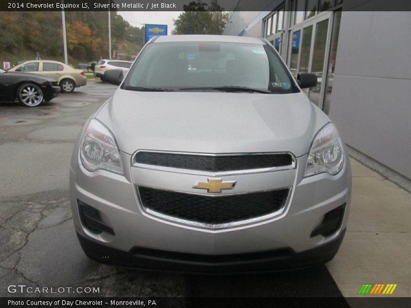 Silver Ice Metallic / Jet Black 2014 Chevrolet Equinox LS