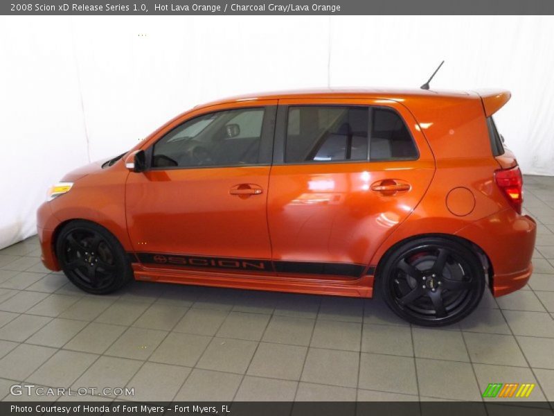 Hot Lava Orange / Charcoal Gray/Lava Orange 2008 Scion xD Release Series 1.0