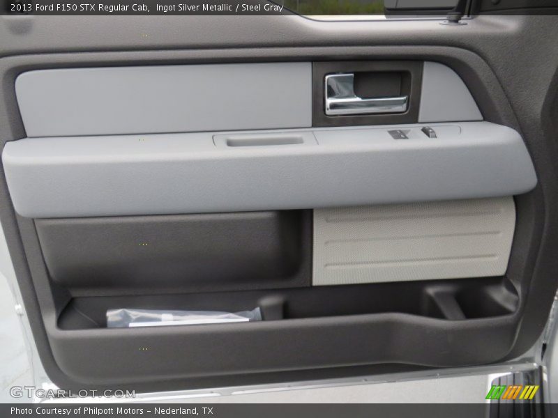 Ingot Silver Metallic / Steel Gray 2013 Ford F150 STX Regular Cab