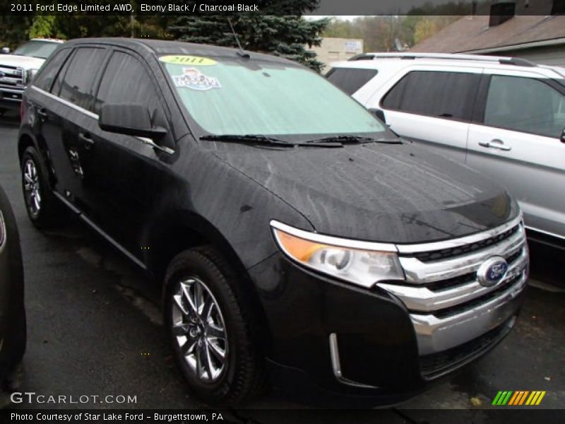 Ebony Black / Charcoal Black 2011 Ford Edge Limited AWD