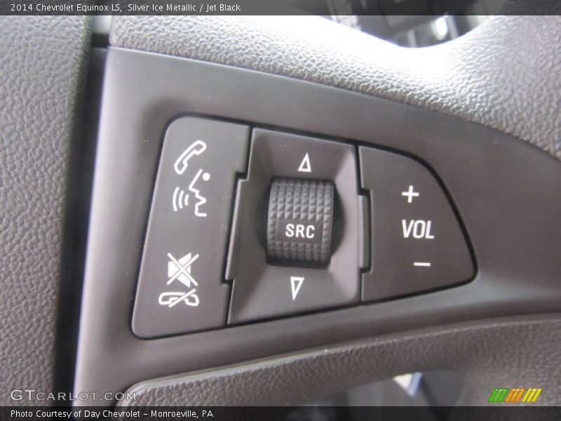 Silver Ice Metallic / Jet Black 2014 Chevrolet Equinox LS