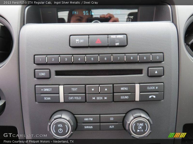 Ingot Silver Metallic / Steel Gray 2013 Ford F150 STX Regular Cab