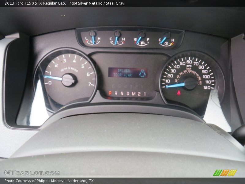 Ingot Silver Metallic / Steel Gray 2013 Ford F150 STX Regular Cab