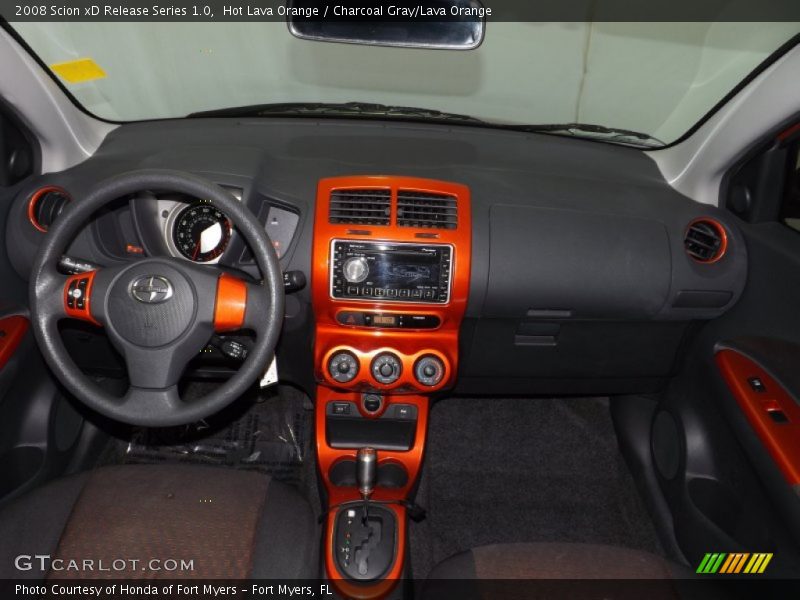 Hot Lava Orange / Charcoal Gray/Lava Orange 2008 Scion xD Release Series 1.0