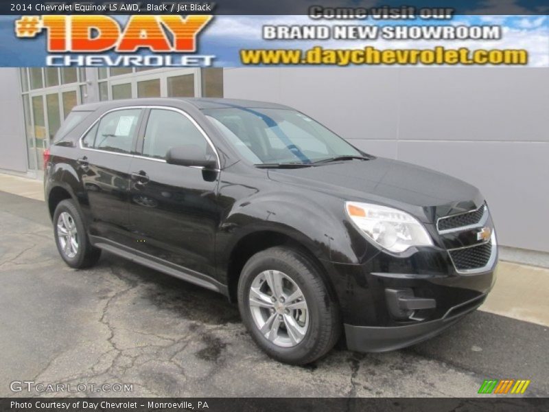 Black / Jet Black 2014 Chevrolet Equinox LS AWD