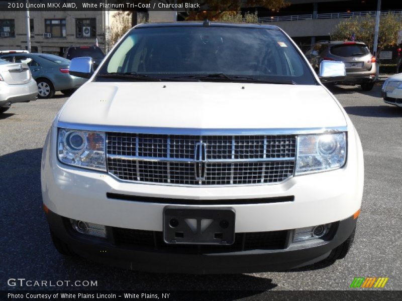 White Platinum Tri-Coat / Charcoal Black 2010 Lincoln MKX AWD