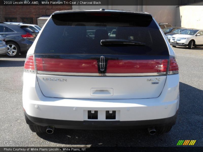 White Platinum Tri-Coat / Charcoal Black 2010 Lincoln MKX AWD