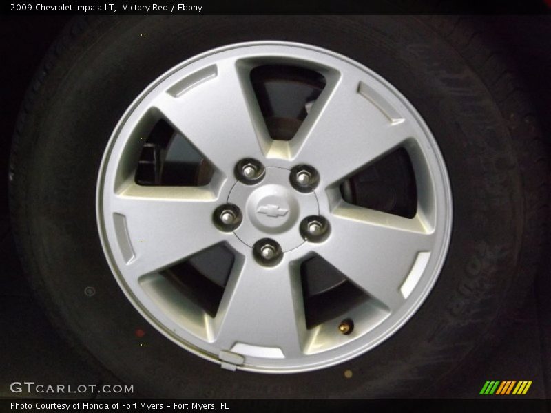 Victory Red / Ebony 2009 Chevrolet Impala LT