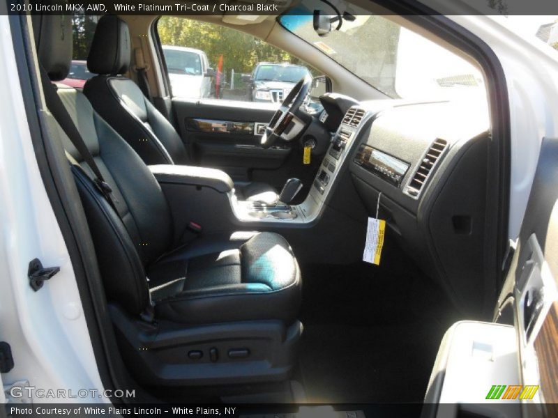 White Platinum Tri-Coat / Charcoal Black 2010 Lincoln MKX AWD