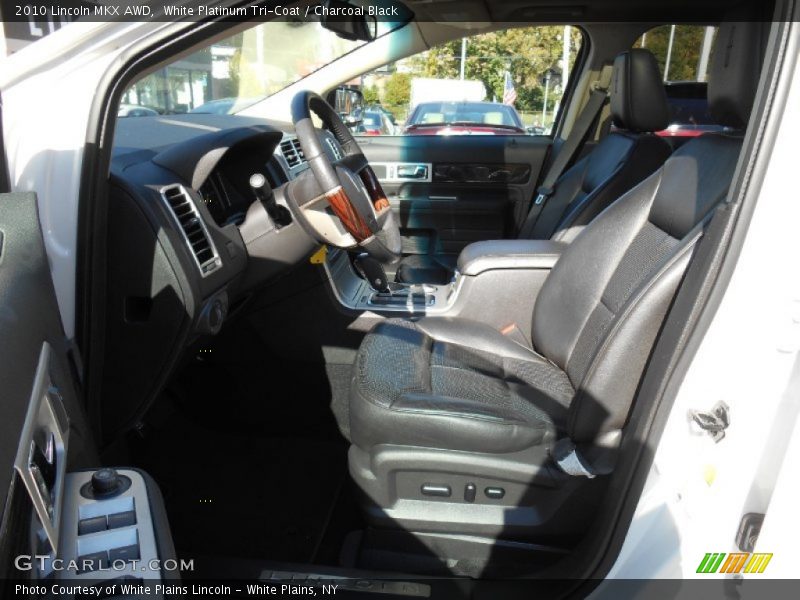 White Platinum Tri-Coat / Charcoal Black 2010 Lincoln MKX AWD