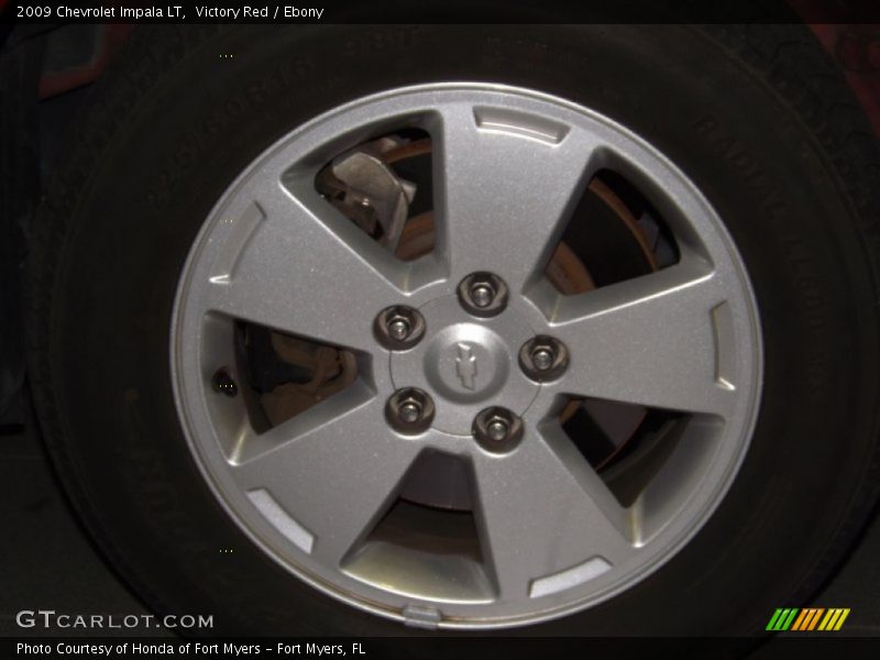 Victory Red / Ebony 2009 Chevrolet Impala LT