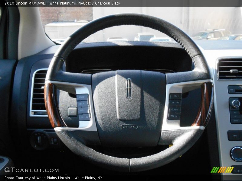 White Platinum Tri-Coat / Charcoal Black 2010 Lincoln MKX AWD