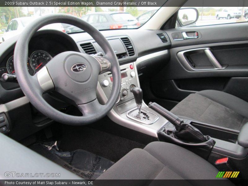 Diamond Gray Metallic / Off Black 2009 Subaru Outback 2.5i Special Edition Wagon