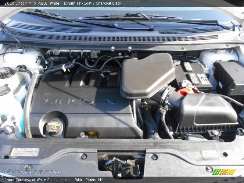 White Platinum Tri-Coat / Charcoal Black 2010 Lincoln MKX AWD