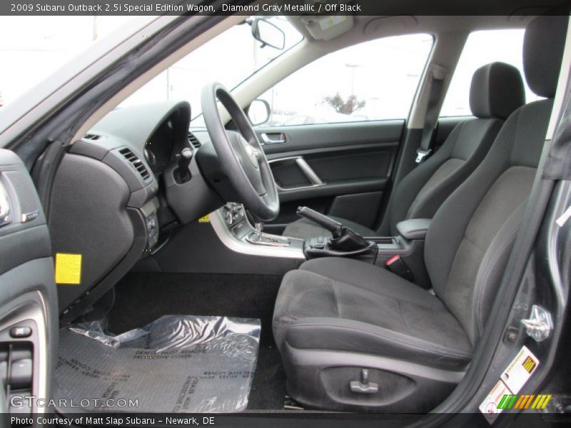 Diamond Gray Metallic / Off Black 2009 Subaru Outback 2.5i Special Edition Wagon