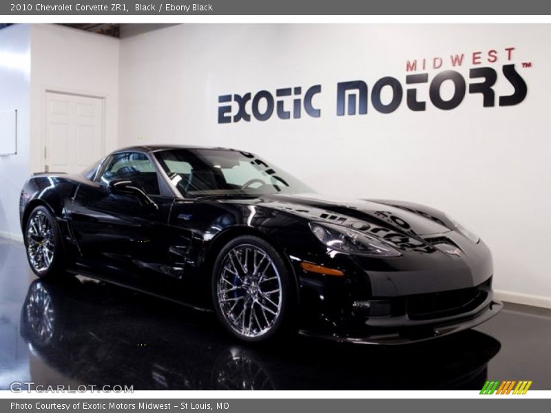 Black / Ebony Black 2010 Chevrolet Corvette ZR1
