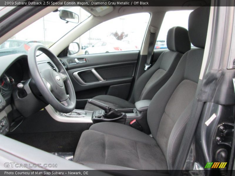 Diamond Gray Metallic / Off Black 2009 Subaru Outback 2.5i Special Edition Wagon