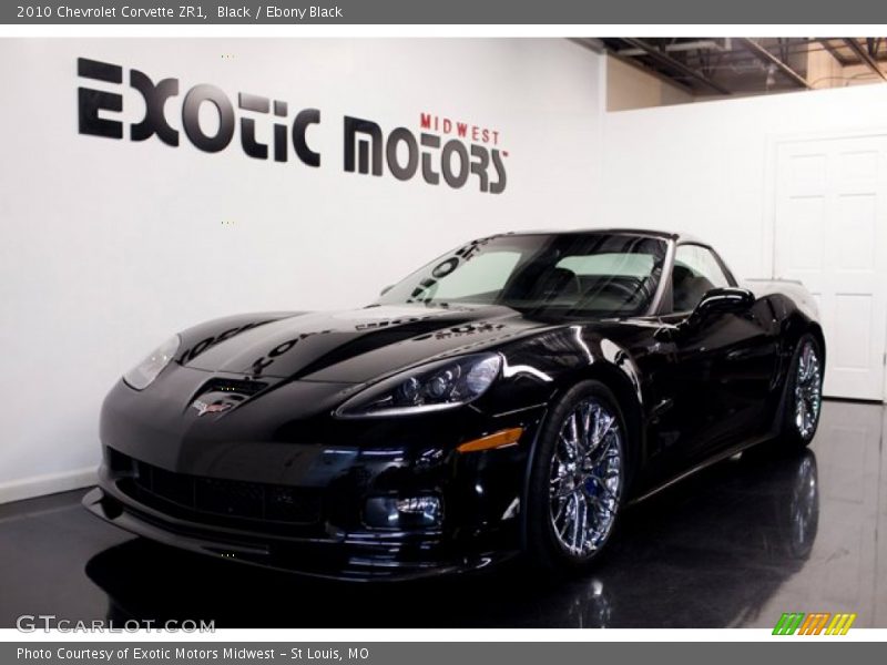 Black / Ebony Black 2010 Chevrolet Corvette ZR1