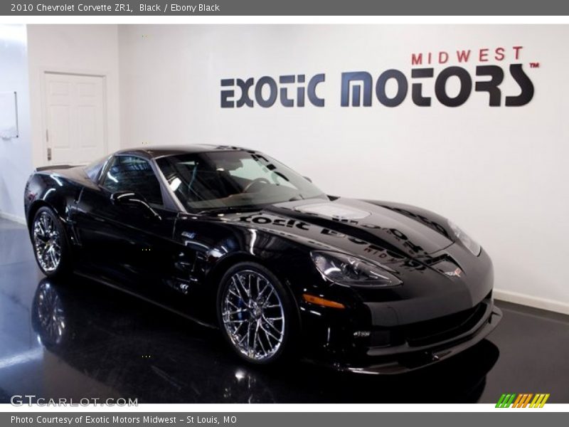 Black / Ebony Black 2010 Chevrolet Corvette ZR1